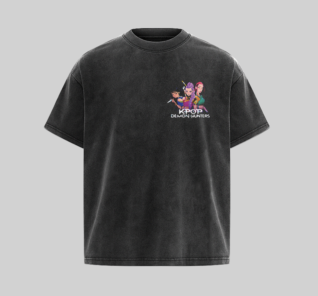 Huntrix Kpop Demon Hunter VRS Graphic Tee [KPX] - Image 3